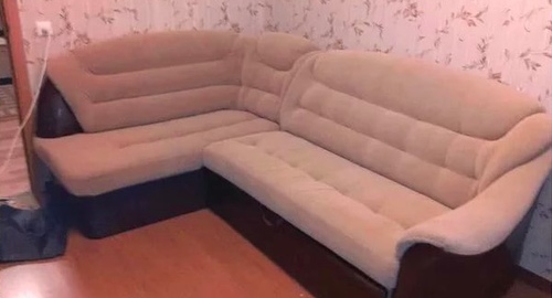 Перетяжка углового дивана. Северо-Курильск